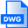 DWG File Extension Icon 32x32 png